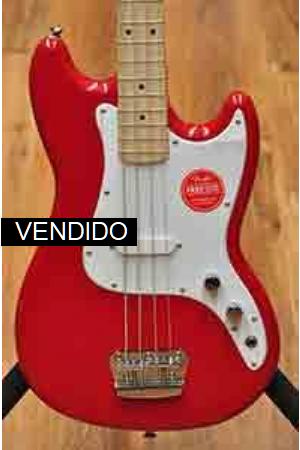 Squier Bronco Bass Red
